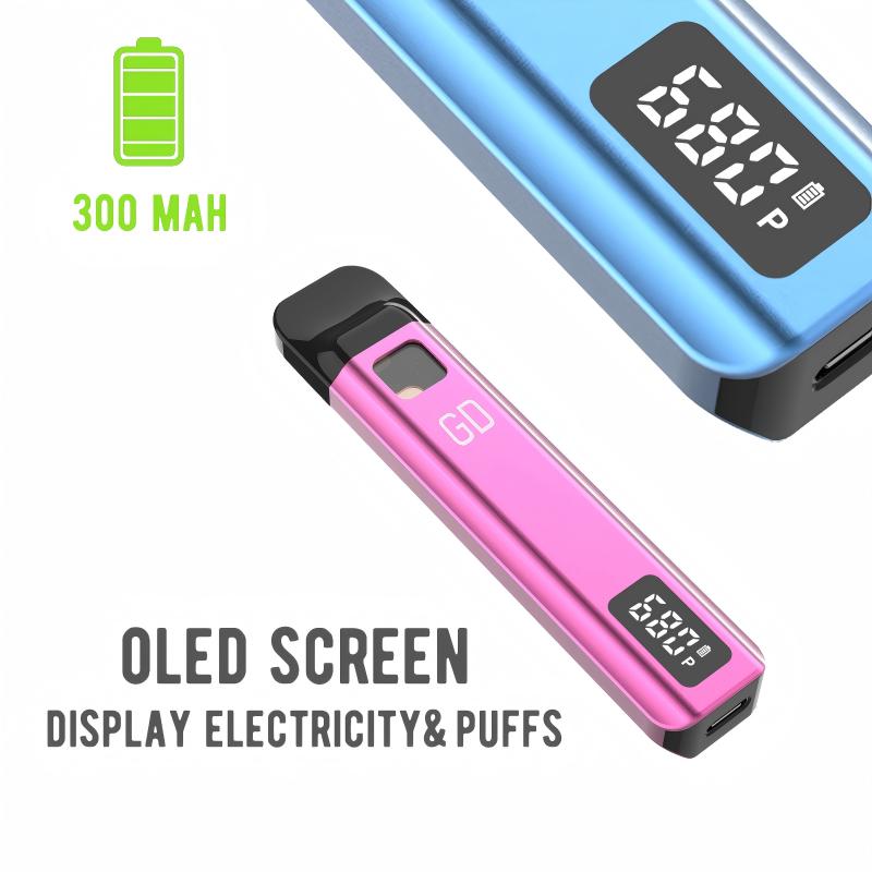 1ml postless Empty Vape Packwoods Pack Man Vape Rechargeable Vape