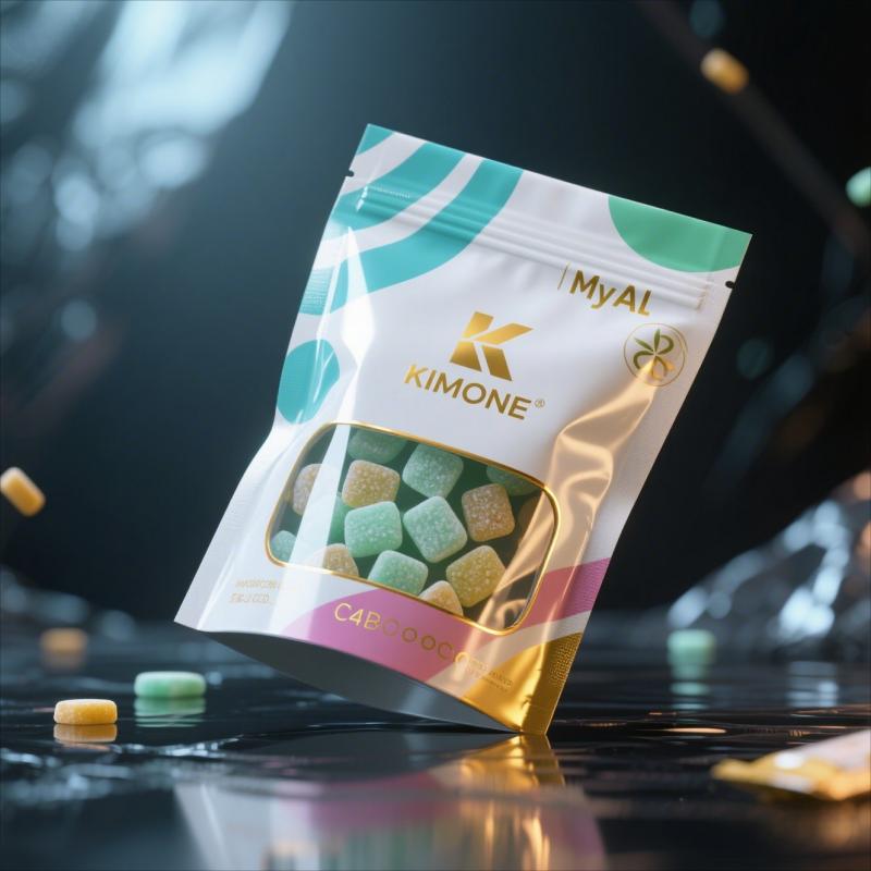 Custom Mylar Ziplock Packaging CBD vape Food Bag Stand up Pouch