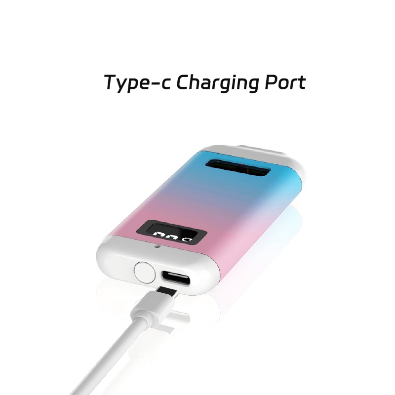 infused dual chamber postless 2ml CBD vape with display wholesale