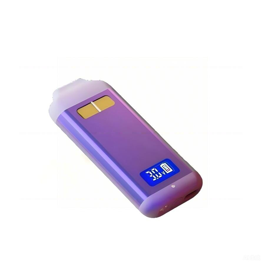 infused dual chamber postless 2ml CBD vape with display wholesale