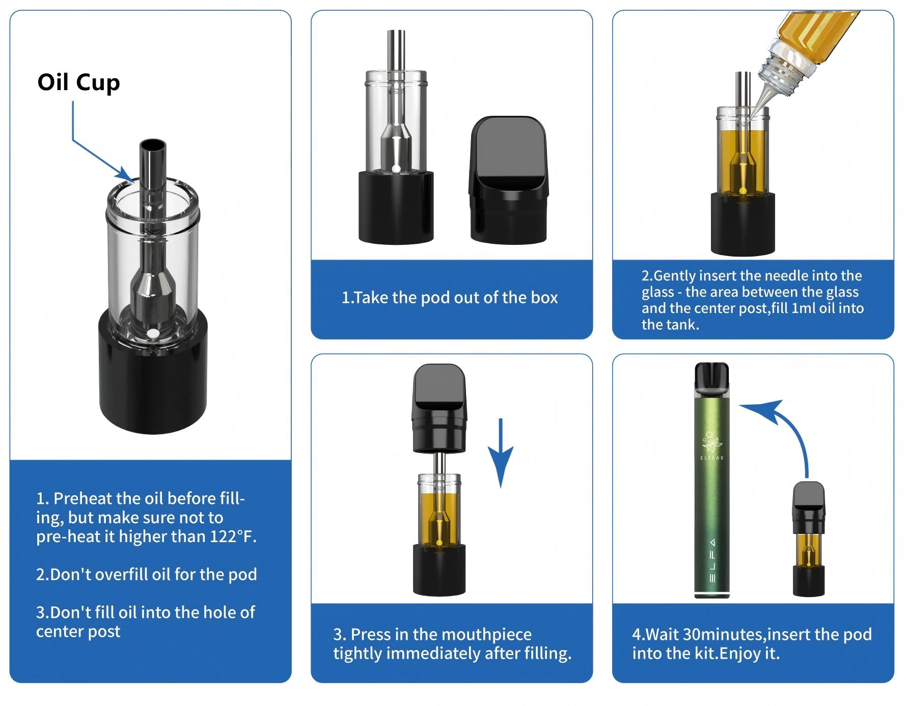 elf bar vape cbd pod 1ml UK